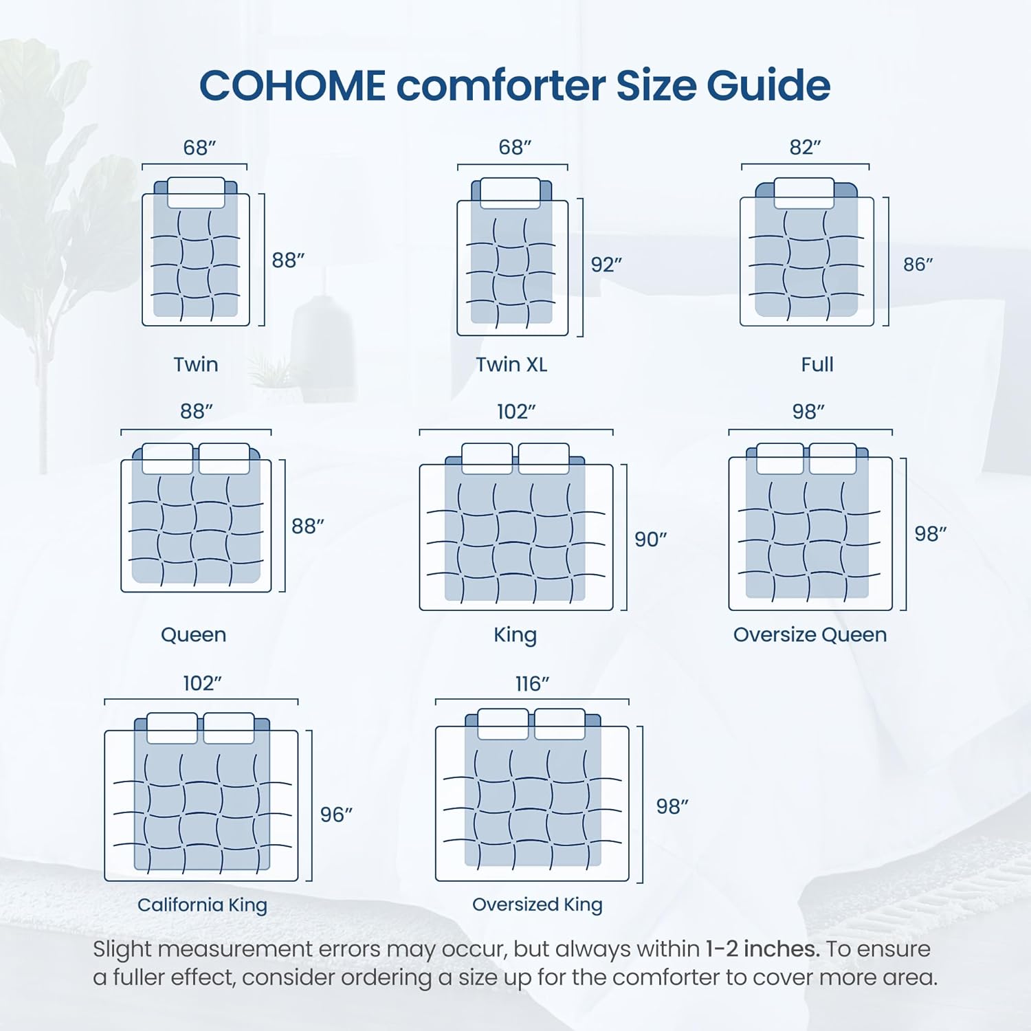 Thumbnail 6 de COHOME Queen Size Cooling Comforter 88"x88"