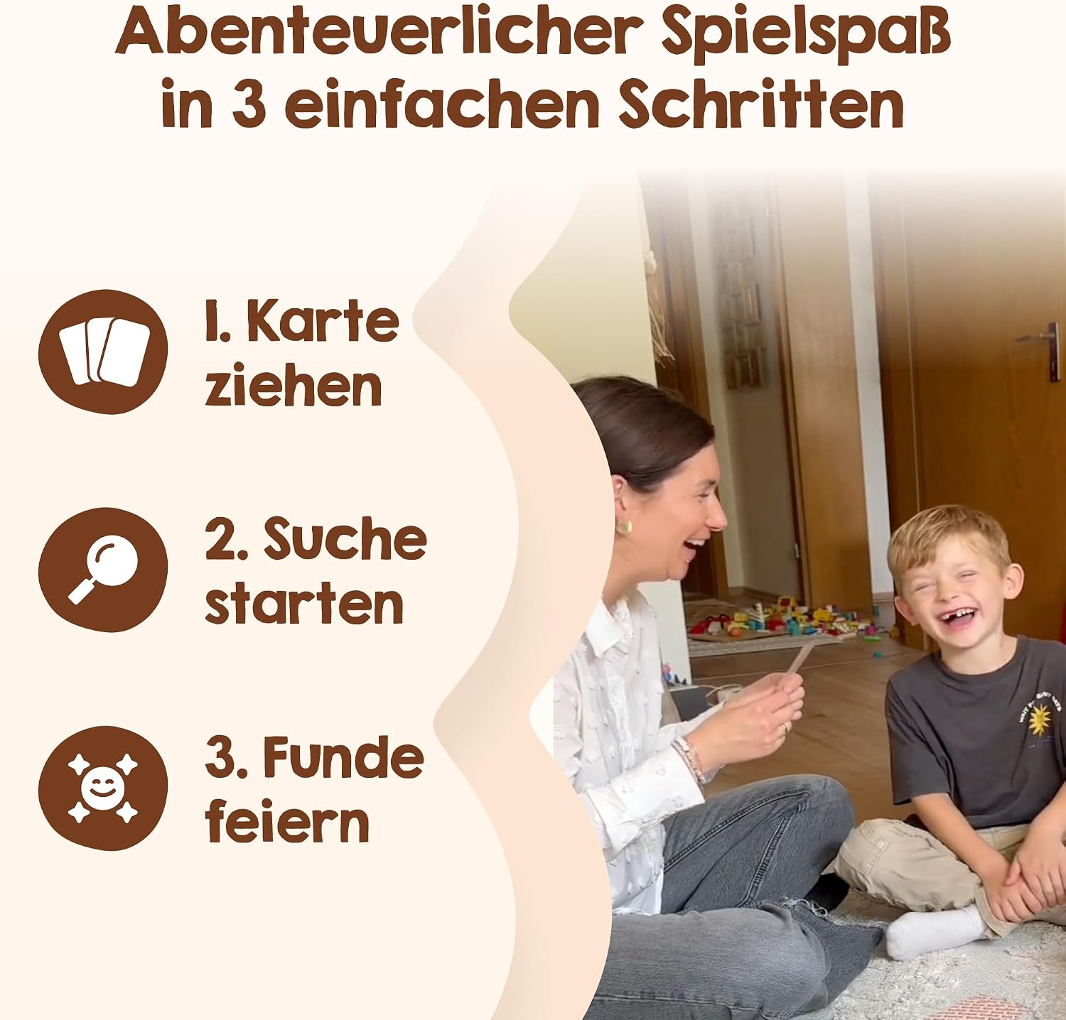 Detalle 2 de Edubini GEFUNDEN! Outdoor Suchspiel 50 Karten