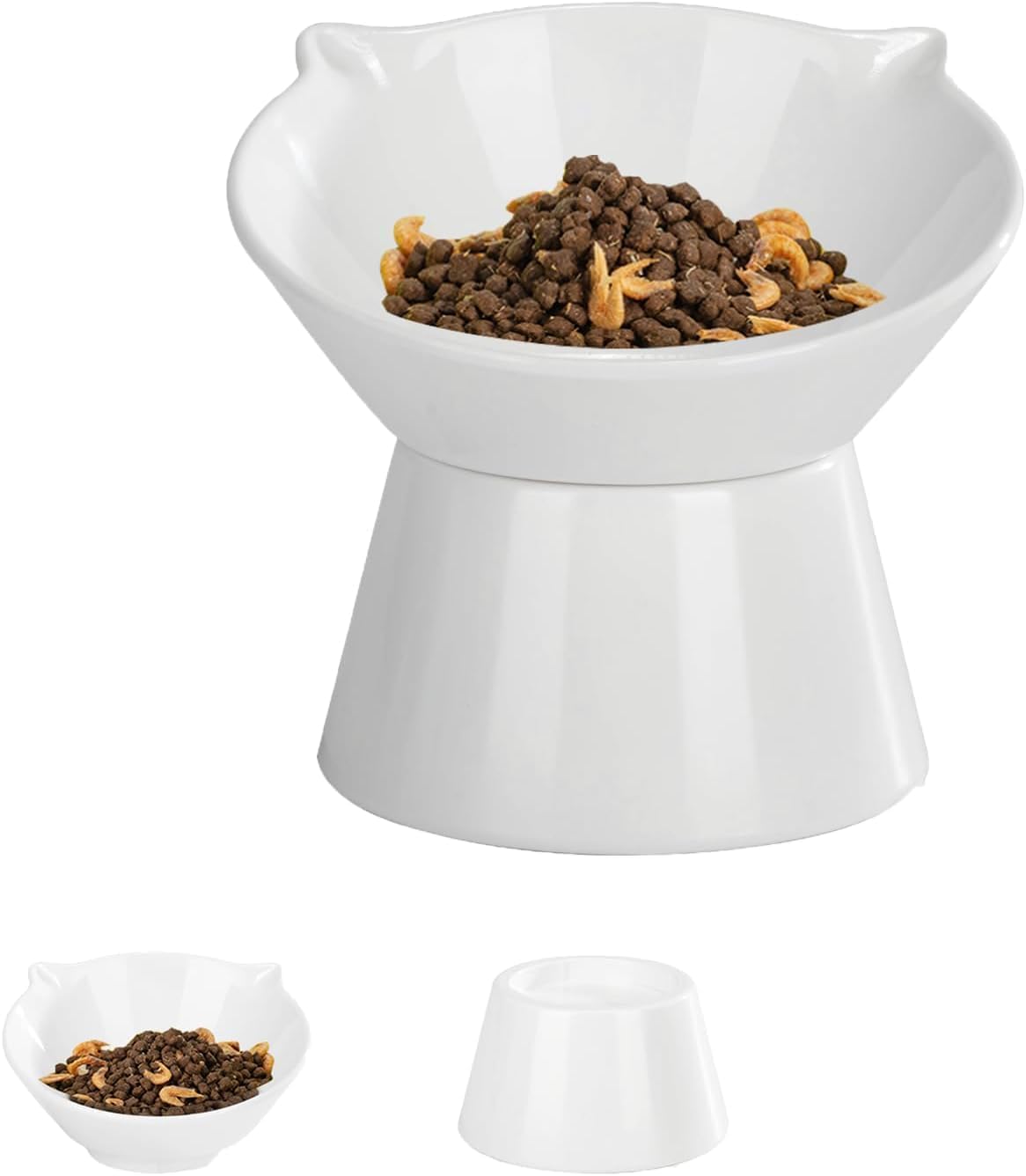 Detalle de Detachable Raised Cat Bowls 15° elevated bowl