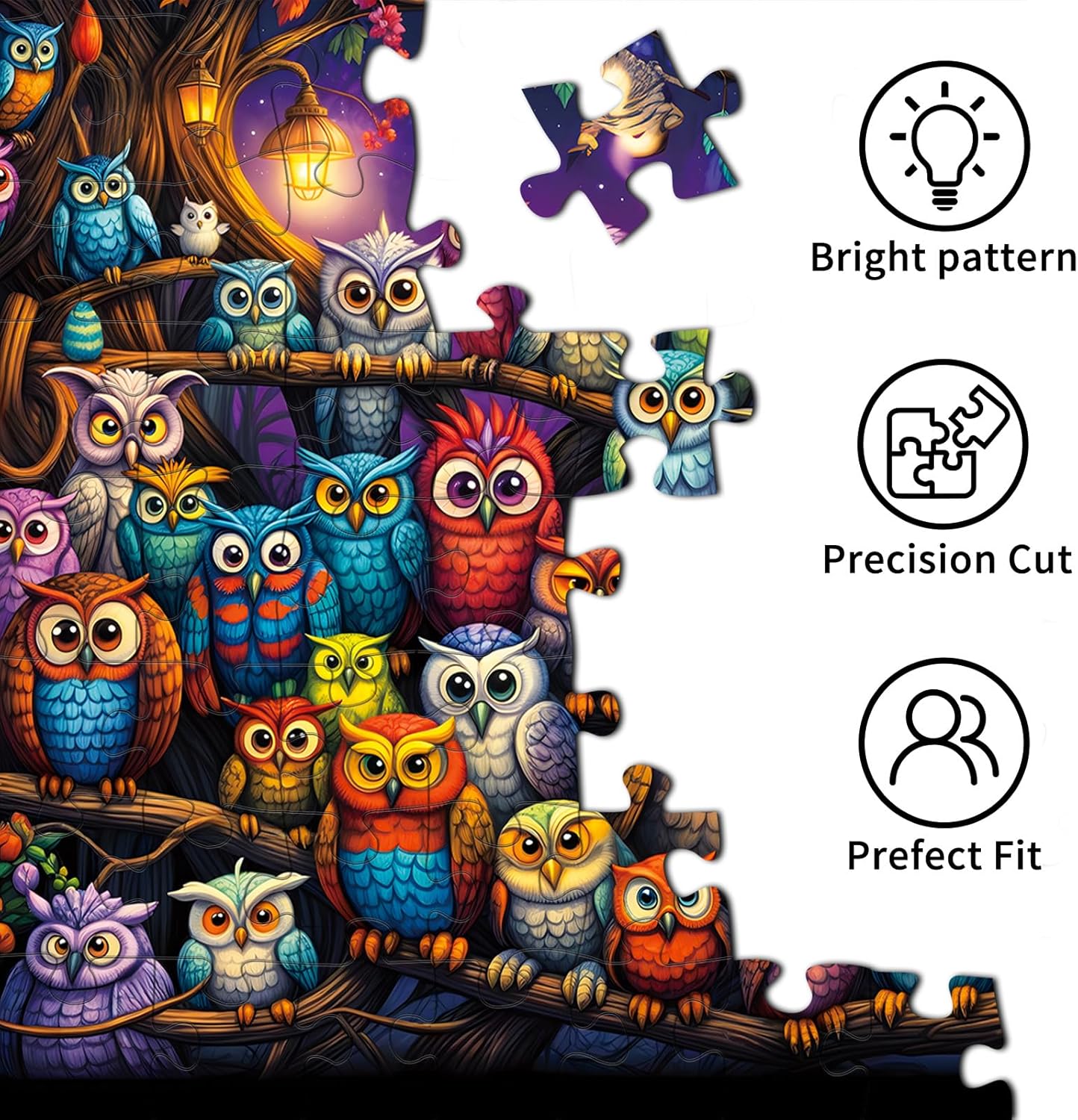 Thumbnail 5 de TangComplete Owl Family Puzzle 🧩