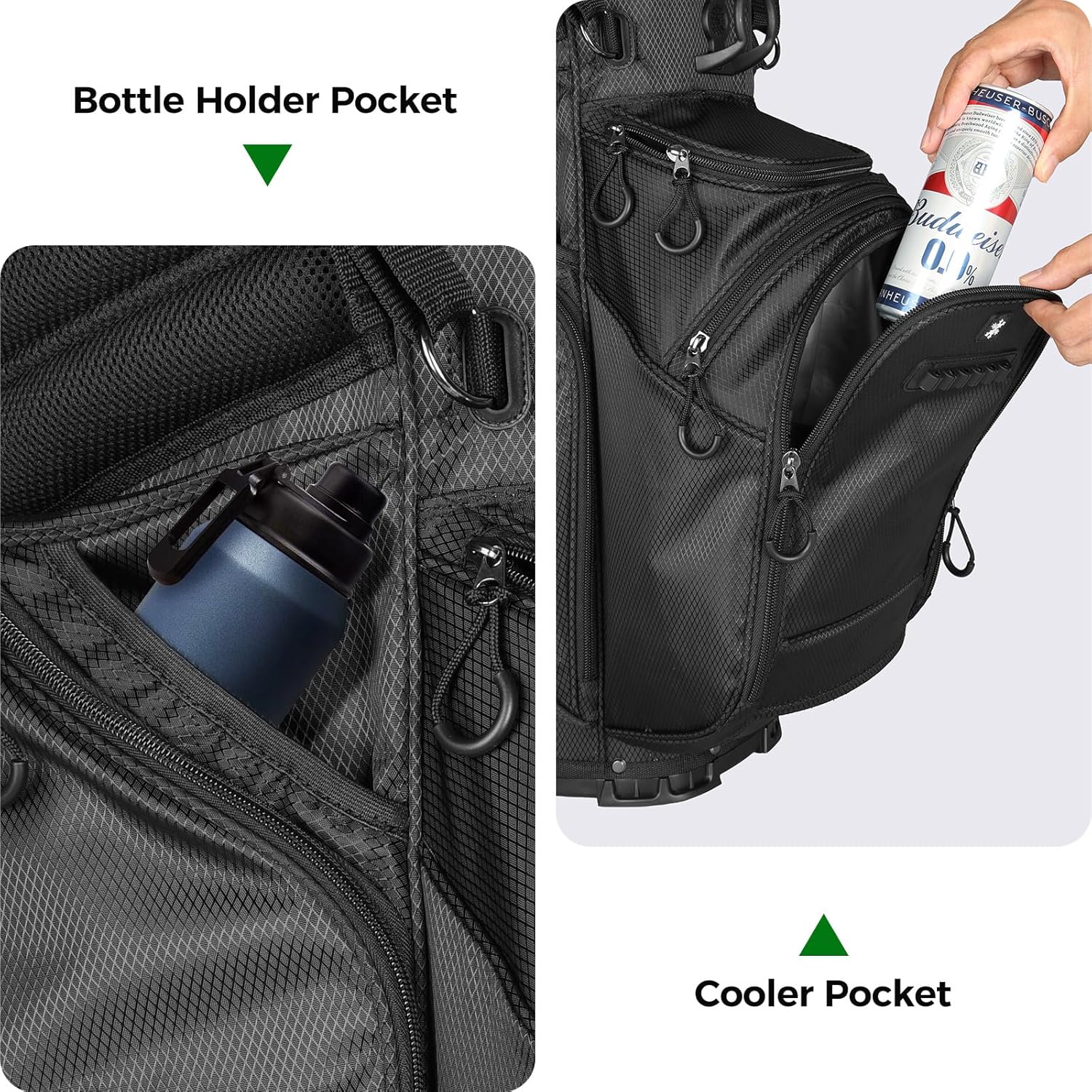 Thumbnail 3 de Findway 14 Way Golf Stand Bag – Lightweight Stand Carry Bag for Men and Women