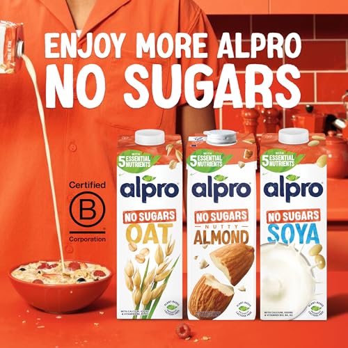 Thumbnail 12 de Alpro Almond Drink No Sugar Unsweetened Dairy Free Long Life 1L (8 Pack)