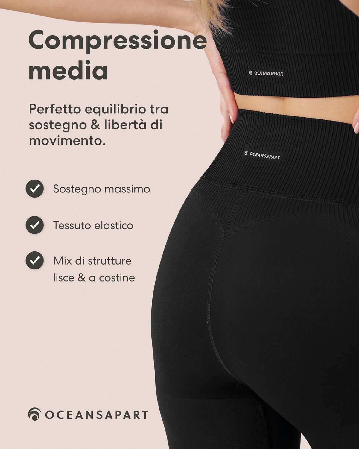 Thumbnail 2 de Leggings sportivi traspiranti Oceansapart Sydney XS-XXL