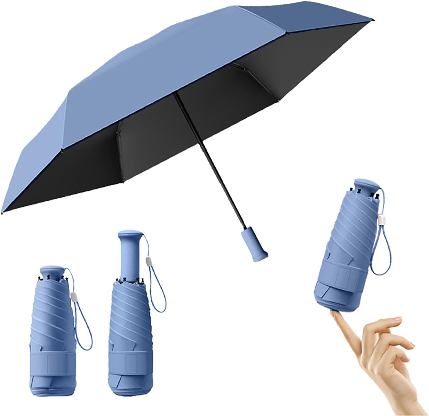 Travebo mini travel umbrella with UPF 50+
