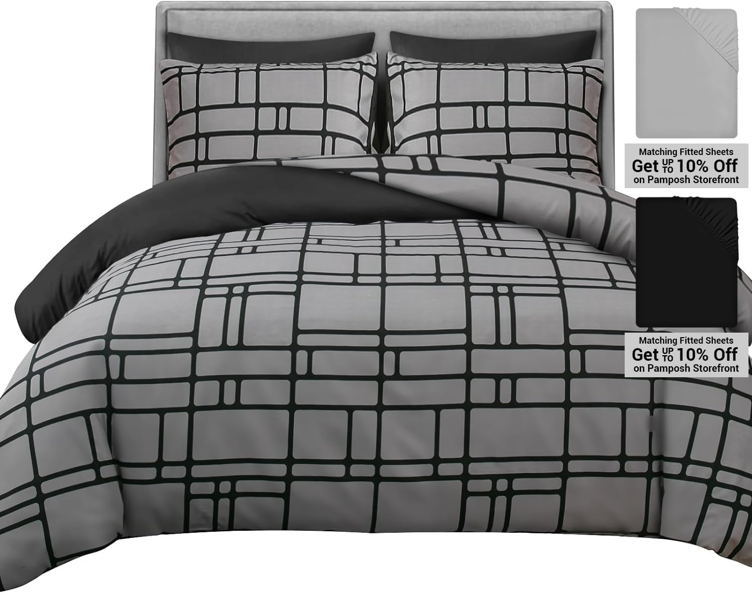 Detalle de Pamposh King duvet cover set 50 x 75cm
