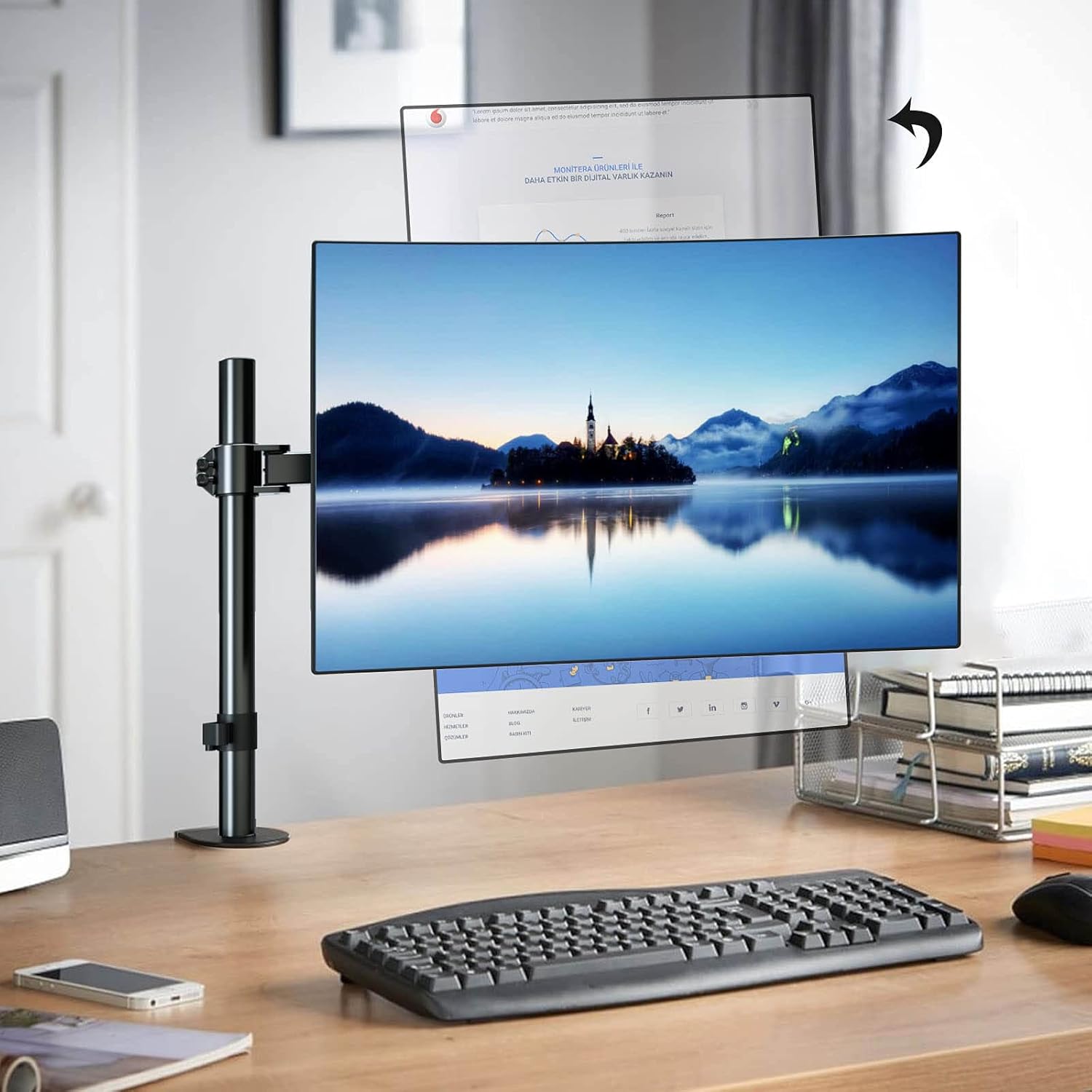 Thumbnail 7 de Bracwiser MD7421 Soporte de Monitor 13–32'' VESA 75/100 🖥