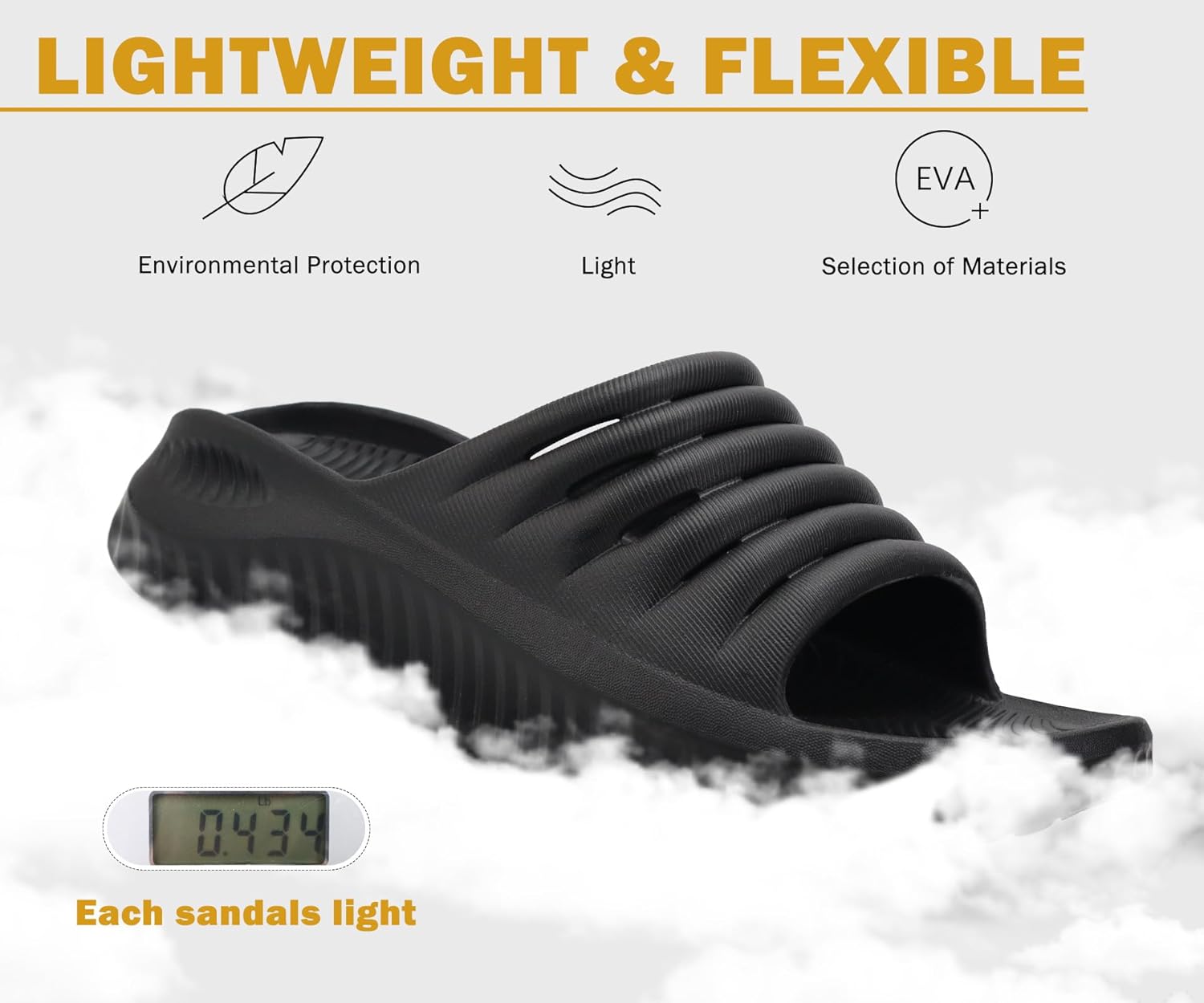 Thumbnail 6 de KuaiLu Womens Recovery Sandals plantar fasciitis support