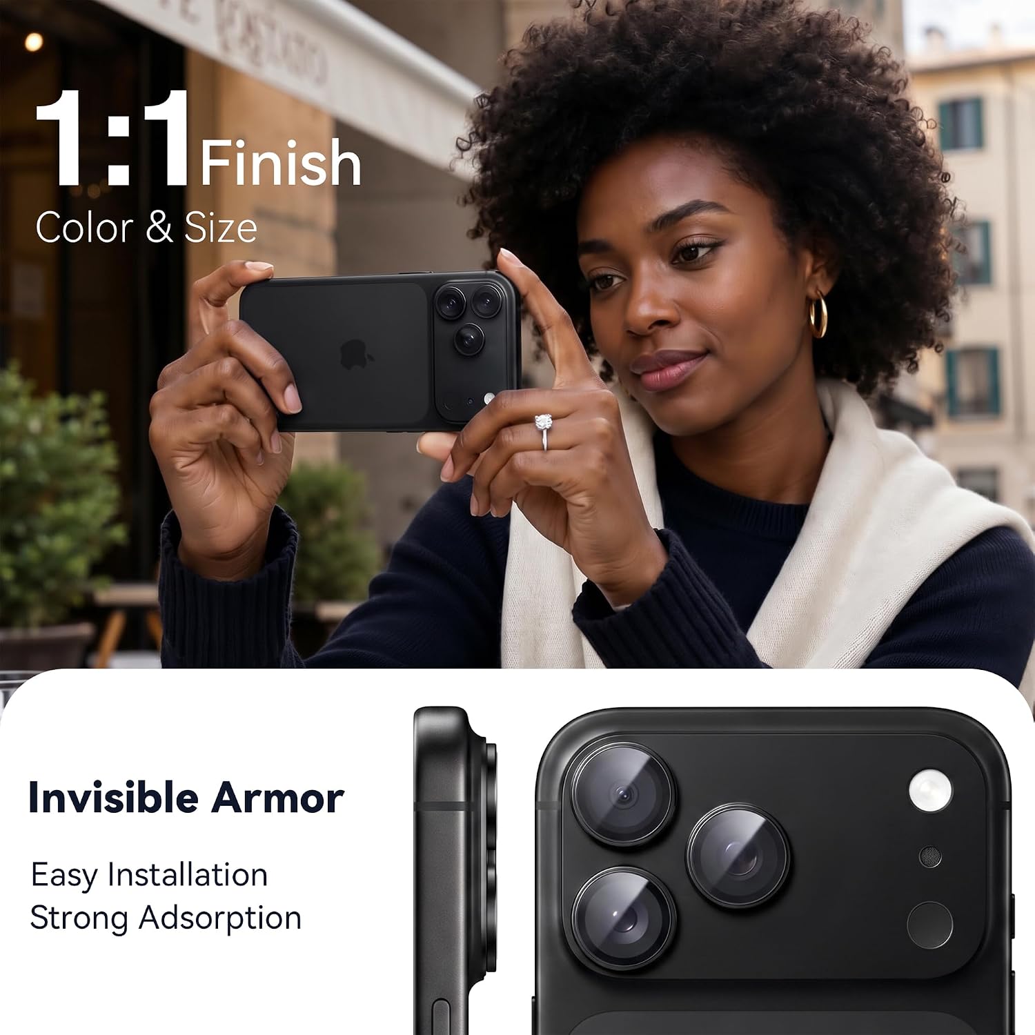 Thumbnail 6 de Bouvardia Camera Lens Protector for iPhone 18 Pro Max