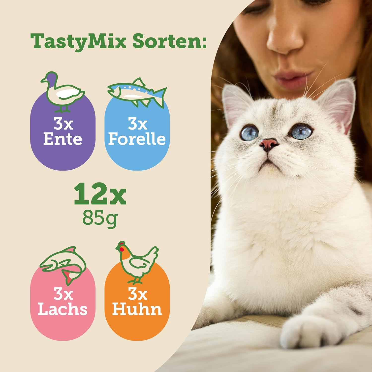 Thumbnail 4 de MERA Cats Nature Katzenfutter 12×85 g 🐱