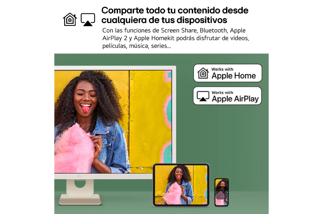 Thumbnail 1 de LG 32SR50F-W Outlet Monitor 32" FHD webOS 23