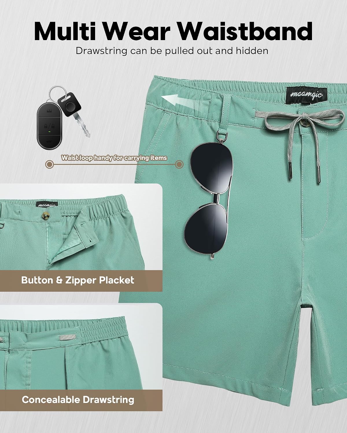 Thumbnail 3 de Maamgic Men's 5/7 Inch Casual Shorts