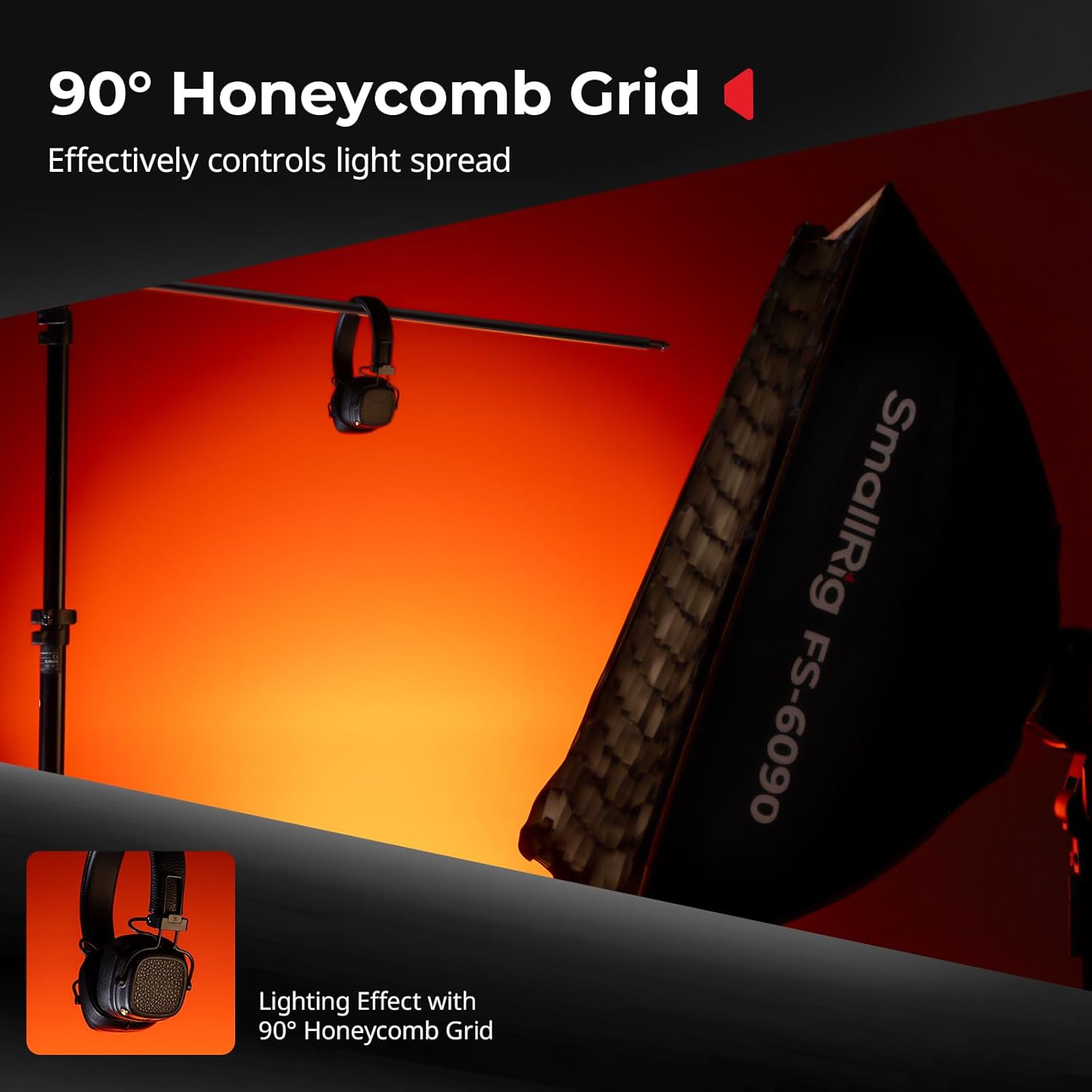 Thumbnail 6 de SmallRig 60x90cm FS-6090 Softbox Bowens à Dégagement Rapide – compatible RC 220 Pro