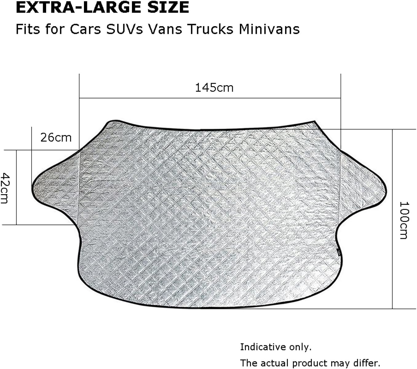 Detalle 2 de BEEWAY Car Windshield Cover heavy-duty, water-resistant