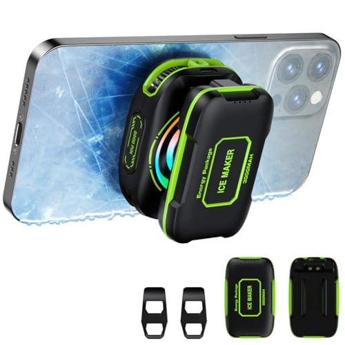 Detalle de KOOVIVA Refroidisseur de téléphone Portable pour Jeux – Batterie magnétique et refroidissement rapide