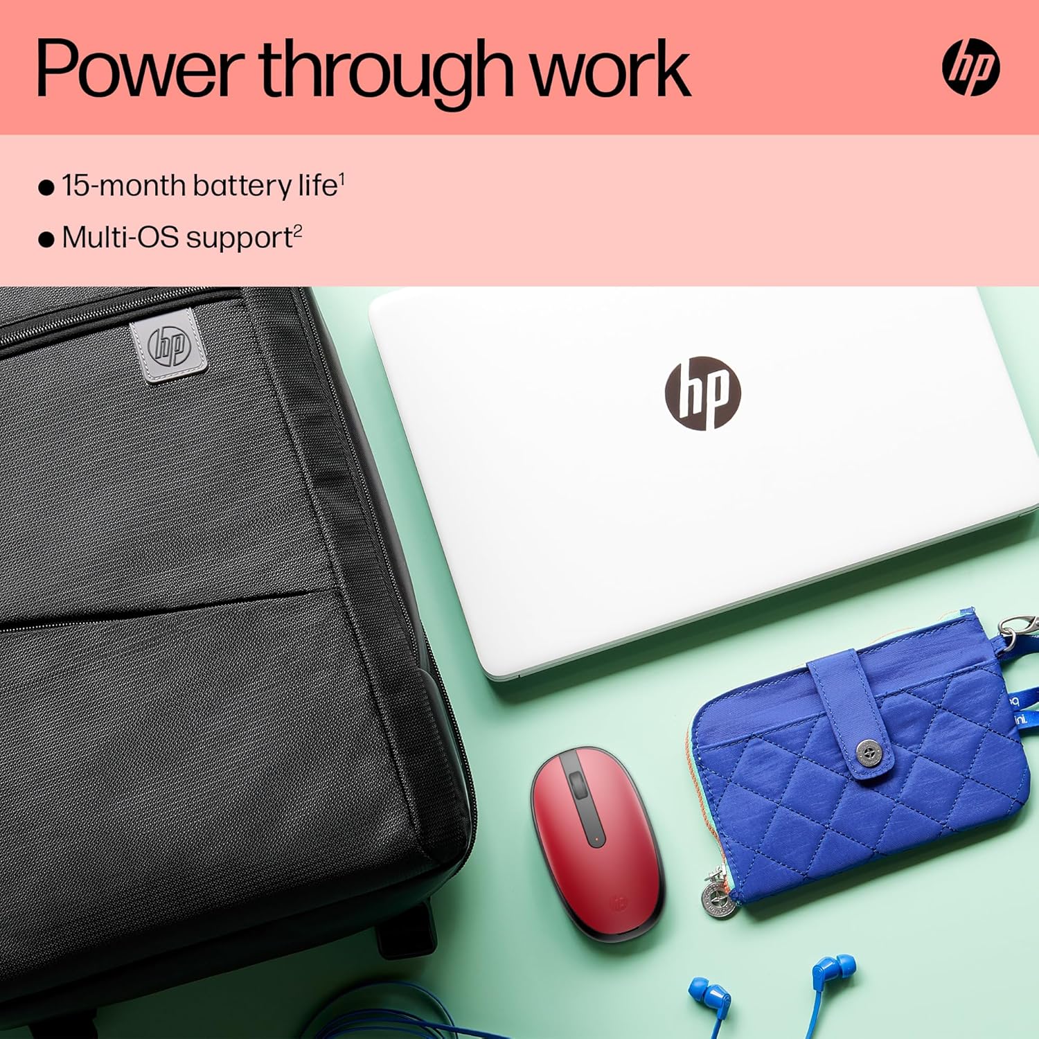 Detalle de HP 240 Bluetooth Mouse with 1600 DPI