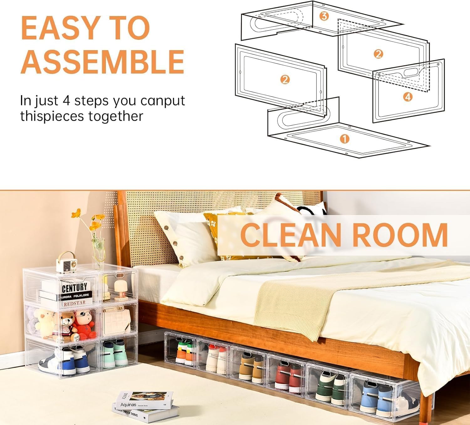 Thumbnail 6 de INSTY 12-Pack Shoe Storage Box