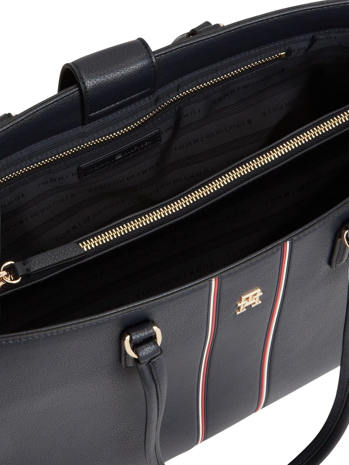 Thumbnail 4 de Tommy Hilfiger Damen Th Daily Tote Corp Tragetasche AW0AW18643 in Space Blue