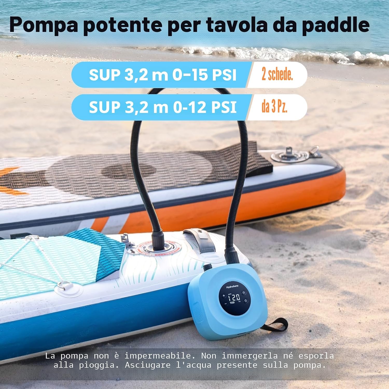 Detalle de Hydrohero Pompa elettrica SUP 20 PSI