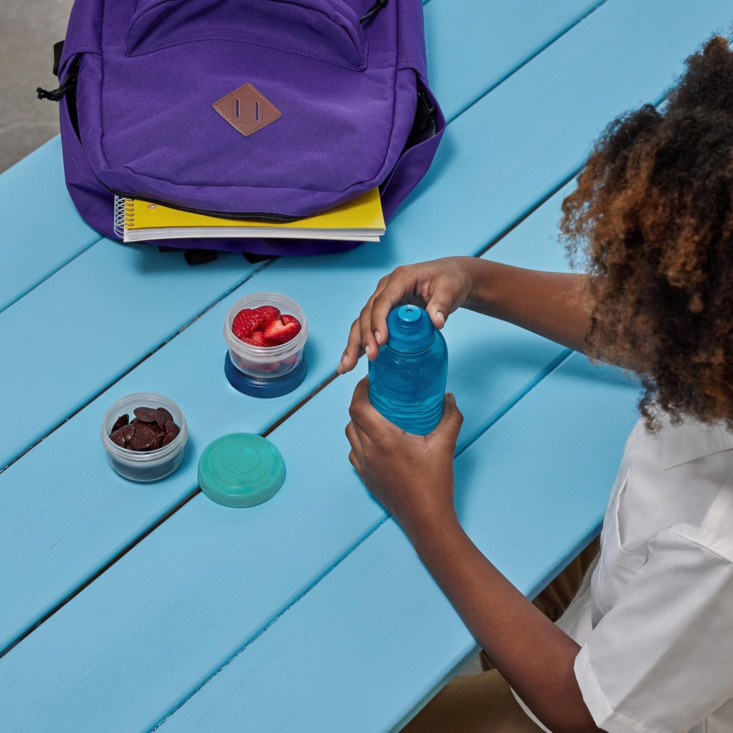 Thumbnail 6 de Sistema Twist 'n' Sip Squeeze borraccia per lo sport – pack 4, 460 ml, blu