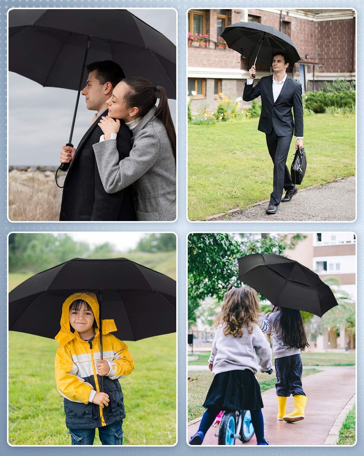 Thumbnail 6 de Victoper 54-Inch Large Golf Umbrella: Windproof Double-Vent Canopy with Auto Open
