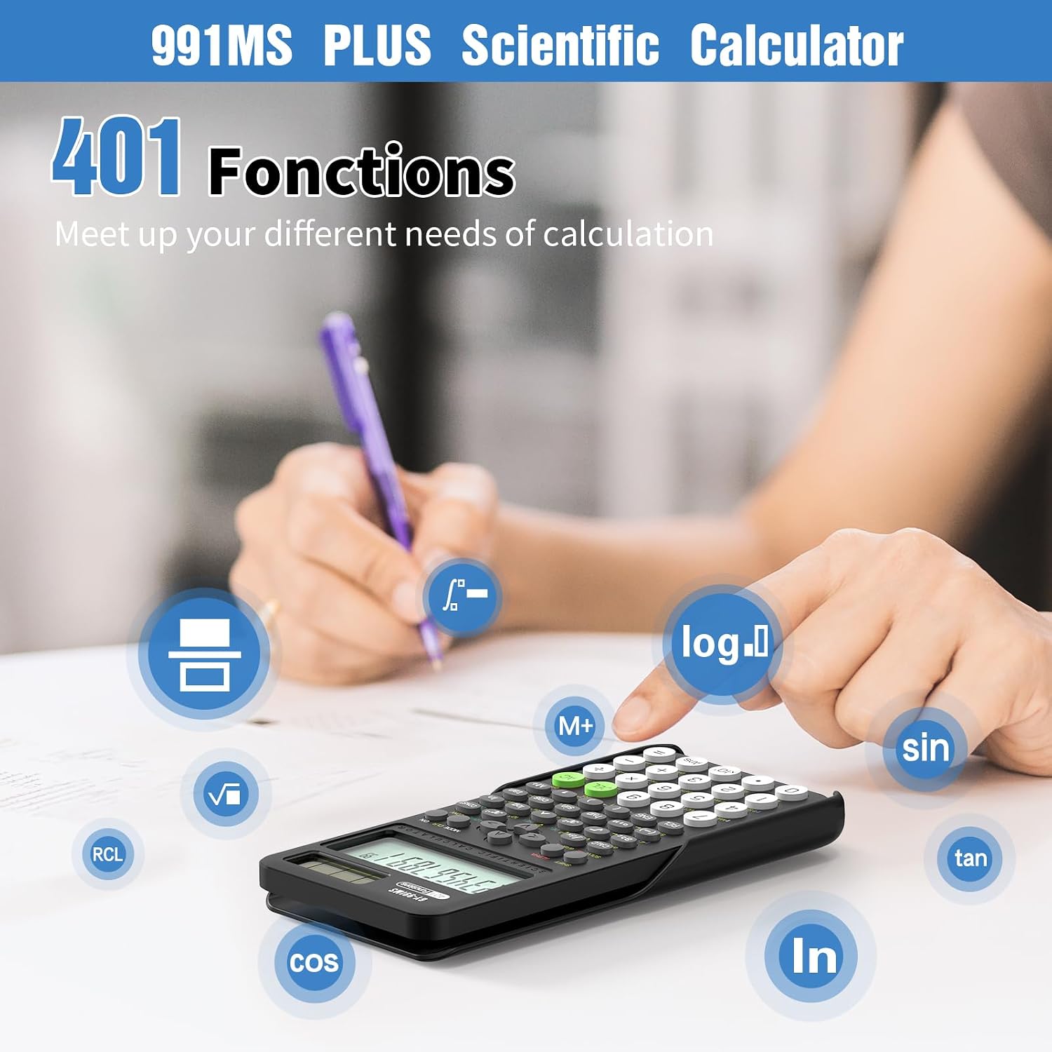 Detalle de NEWYES 991MS-II School Scientific Calculator