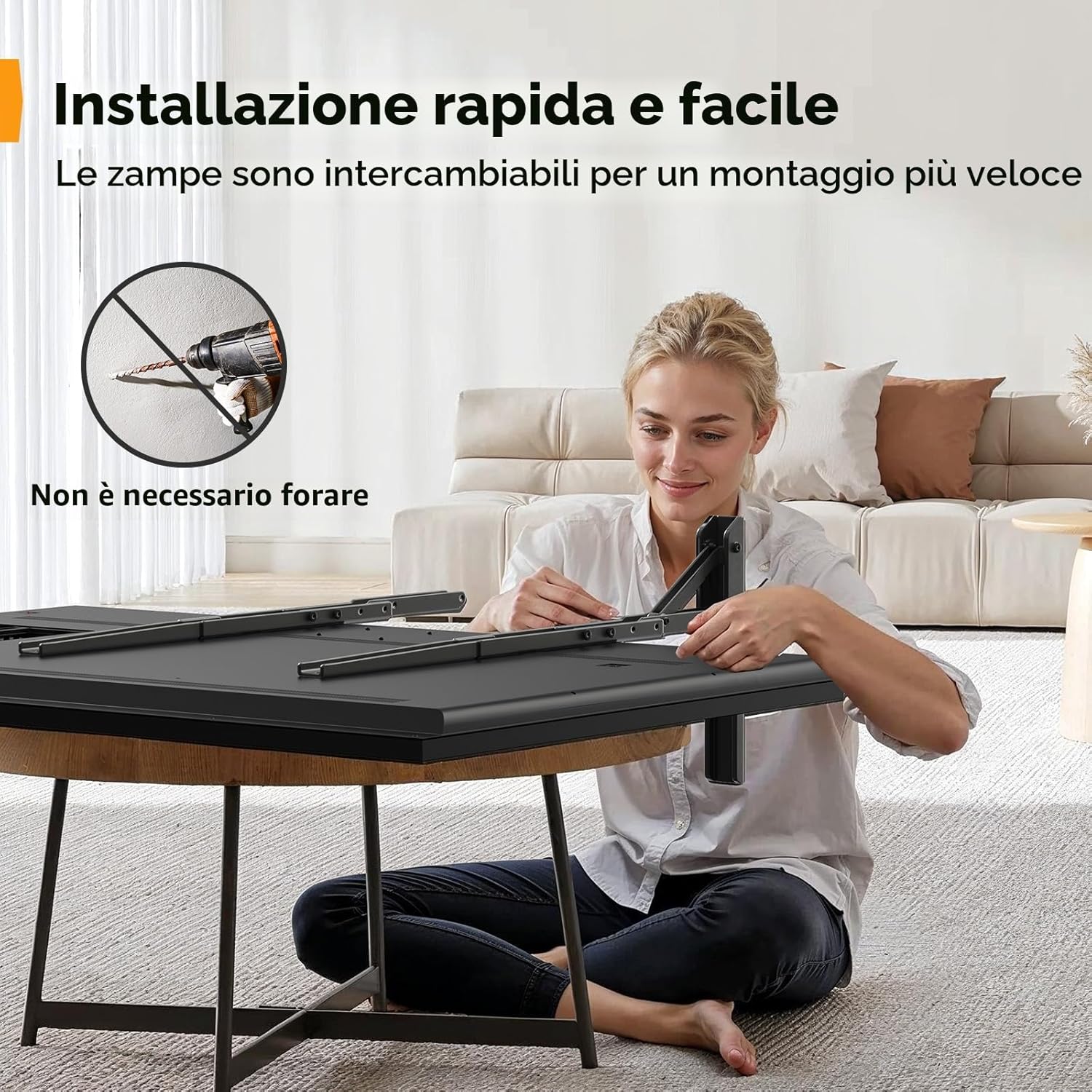 Thumbnail 6 de Perlegear Supporto TV da Tavolo 22–70