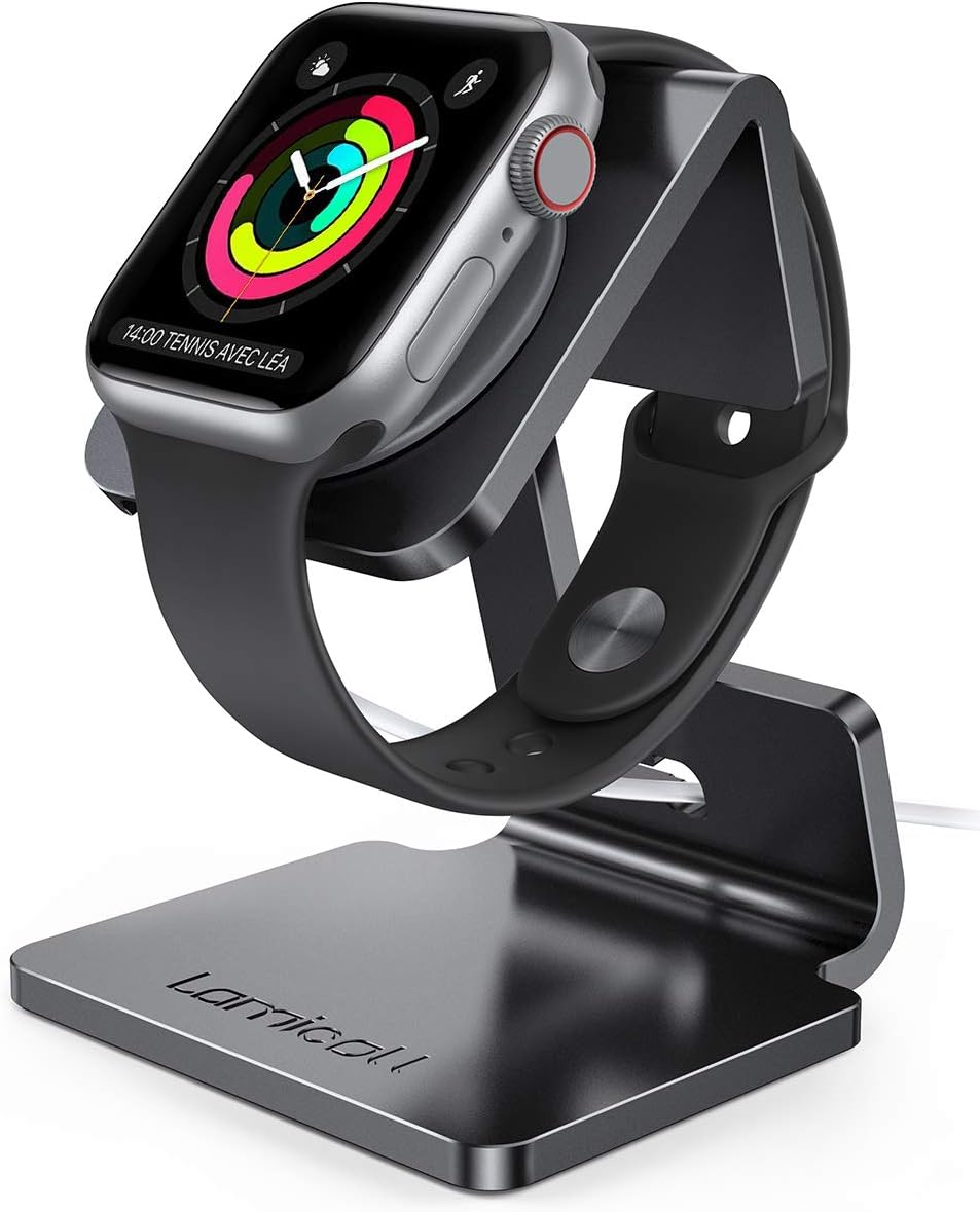 Detalle de Lamicall Stand for Apple Watch 49mm docking stand