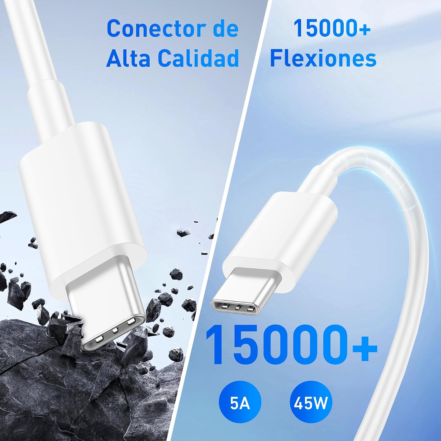Thumbnail 5 de 45W Cargador USB C carga rápida