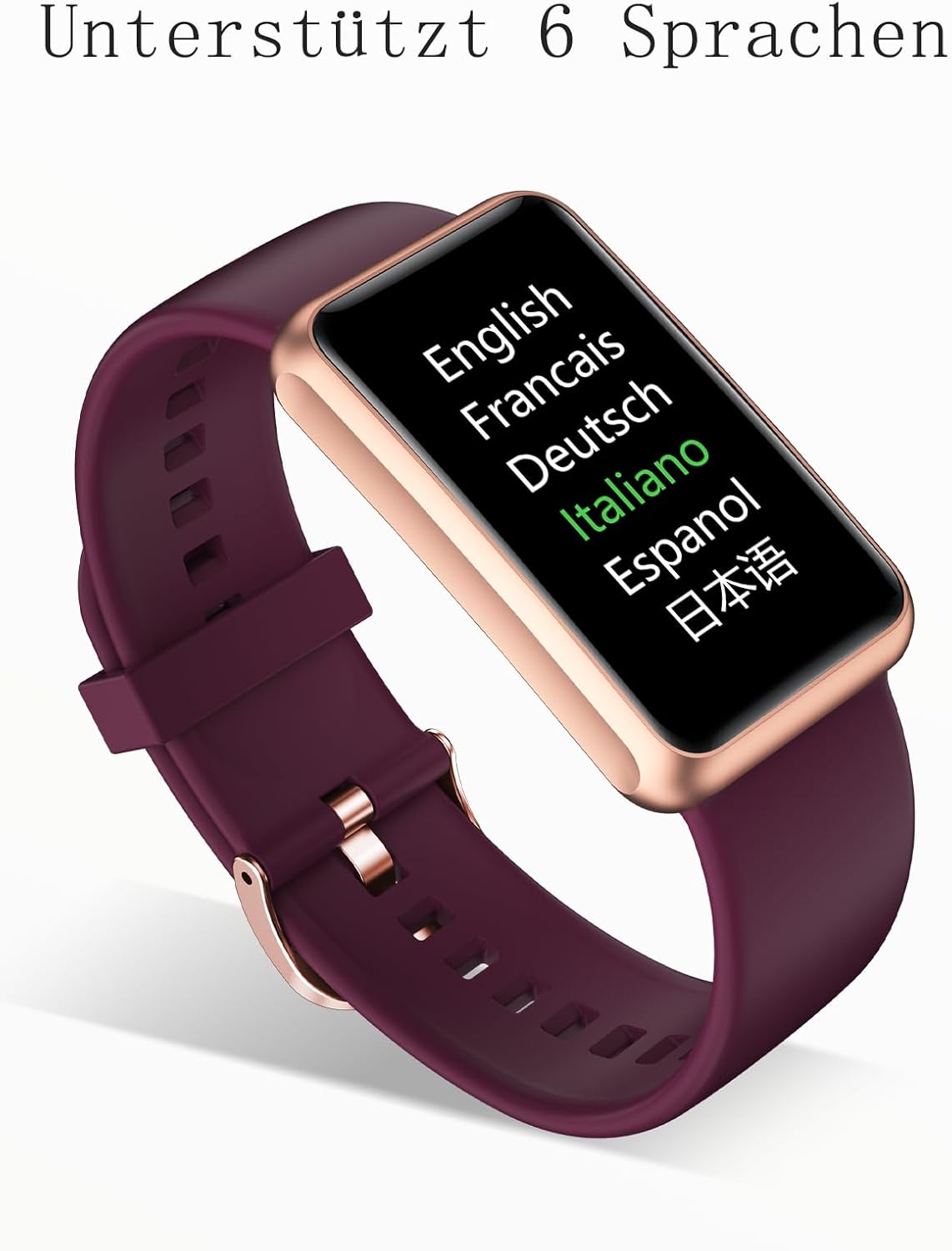 Thumbnail 6 de HUAKUA Schrittzähler Uhr – 1,47 Zoll Display, autonomer Fitness Tracker ohne Smartphone