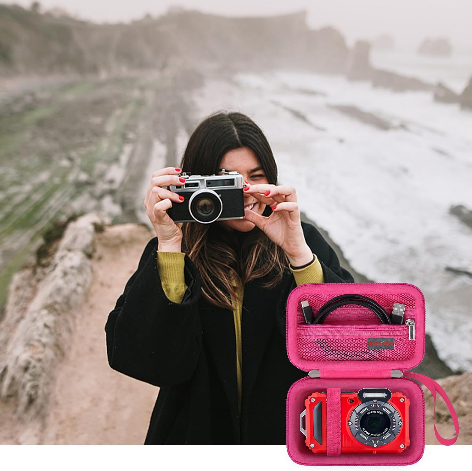 Thumbnail 6 de Elonbo Carrying Case for Canon PowerShot V1