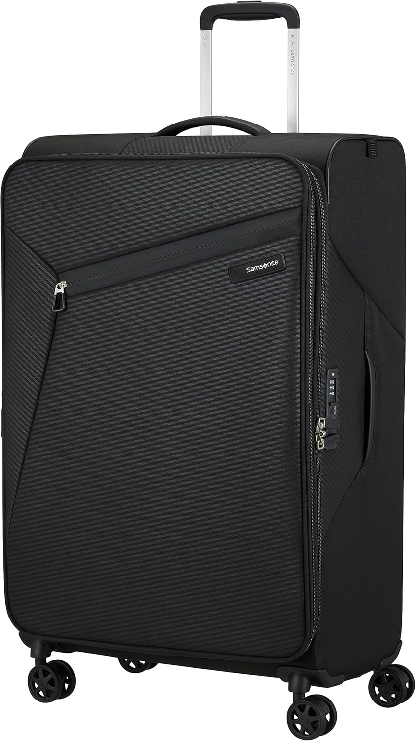 Detalle de Samsonite Litebeam Spinner L 🧳 Maleta expandible 77cm negra