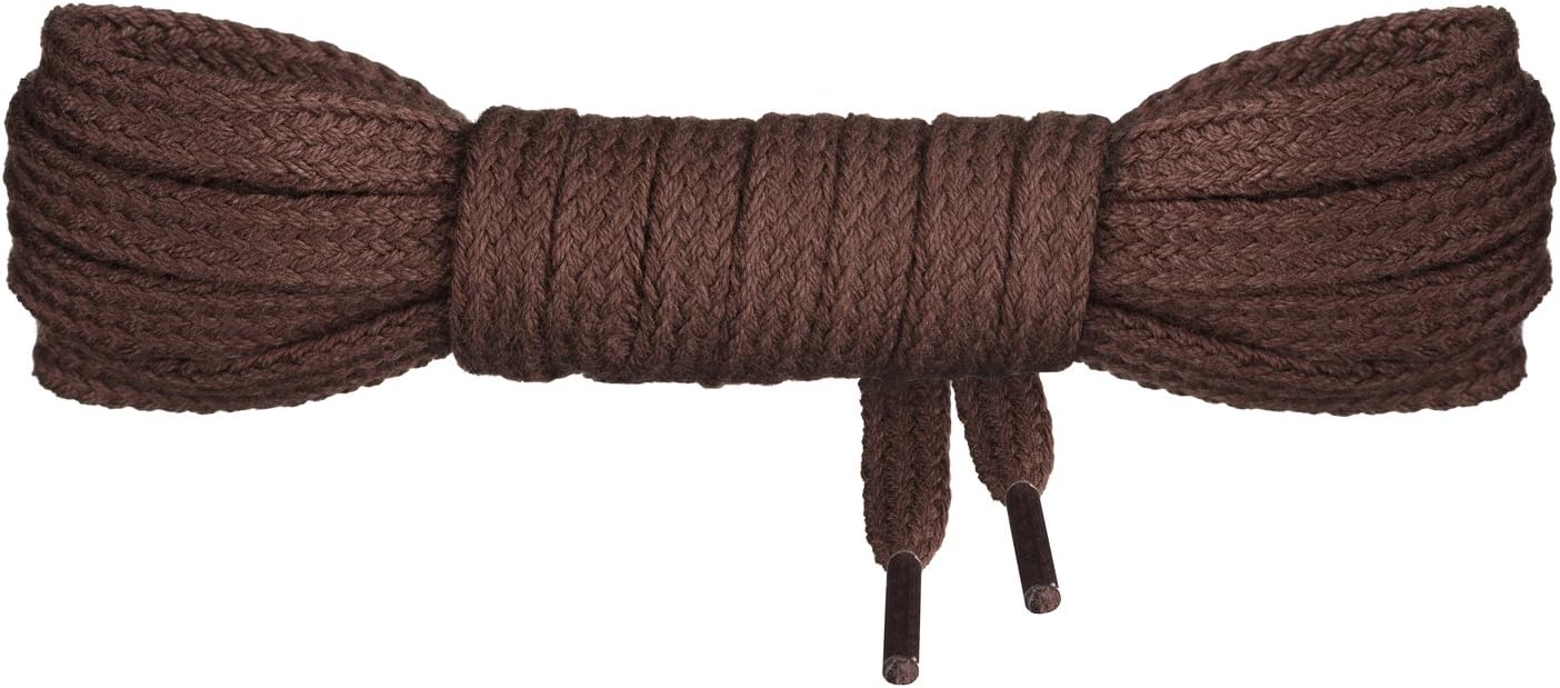 Detalle 2 de Lacets Mount Swiss Premium — Lacets plats 7 mm en coton 100% indéchirables, 45–200 cm