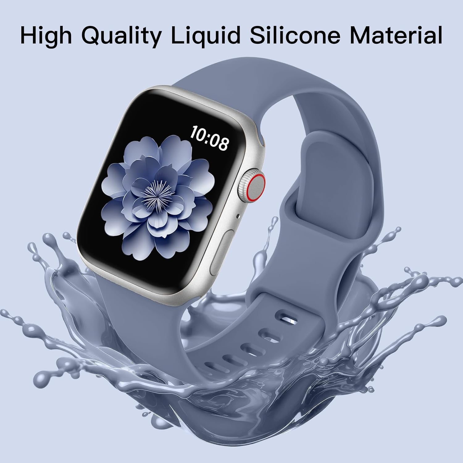 Thumbnail 2 de Higgs 6-Pack Silicon Apple Watch Straps (38–49mm): Soft, Durable Sport Bands for iWatch
