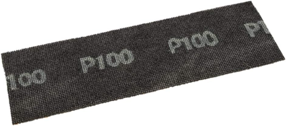 Detalle 2 de Pomello 4703 grata abrasiva per levigatrice a mano (colore nero) – set di 10 griglie di ricambio