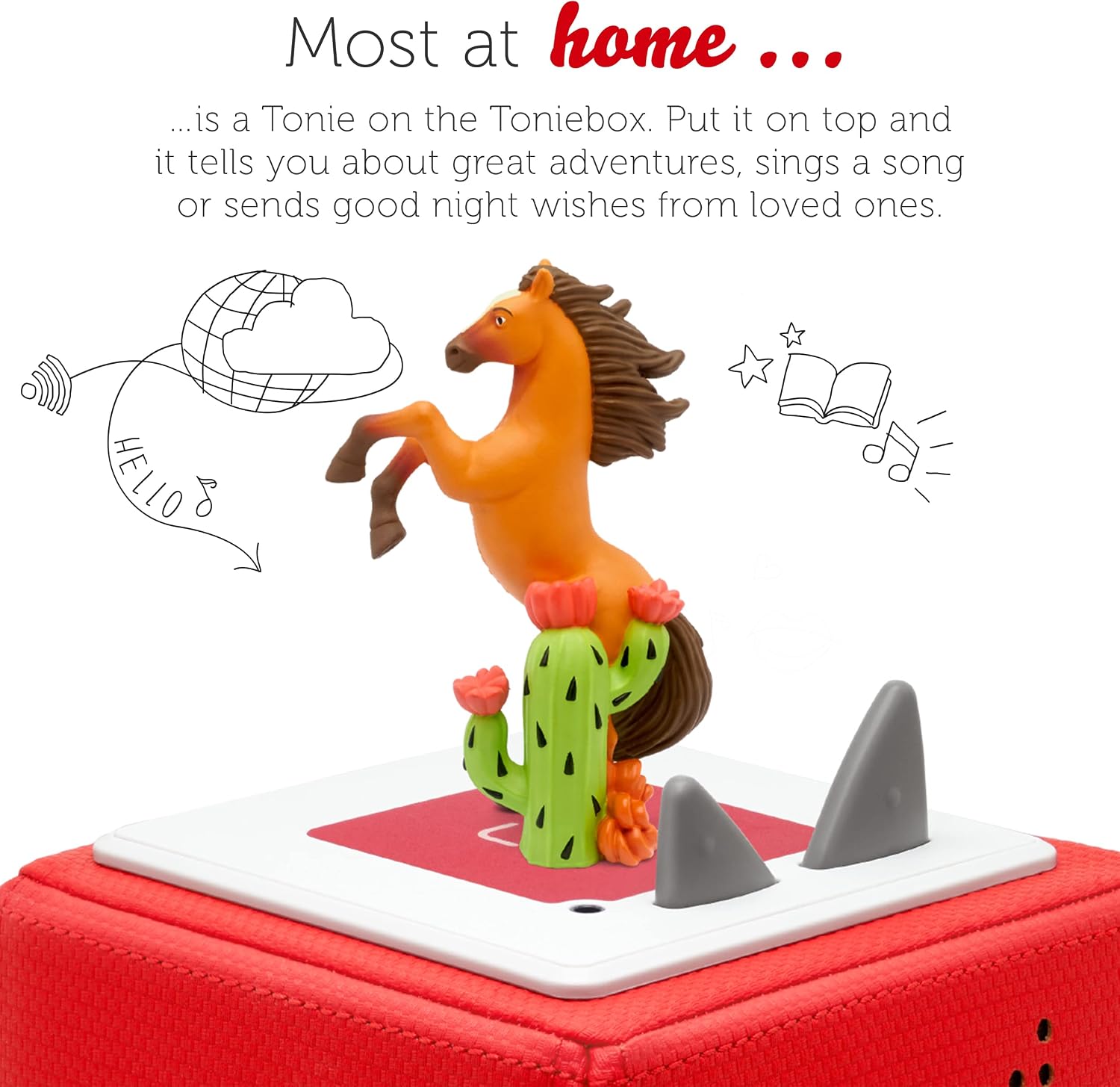 Detalle 2 de tonies Spirit Audio Character – Spirit Toys, DreamWorks audiobook for children (requires a Toniebox)
