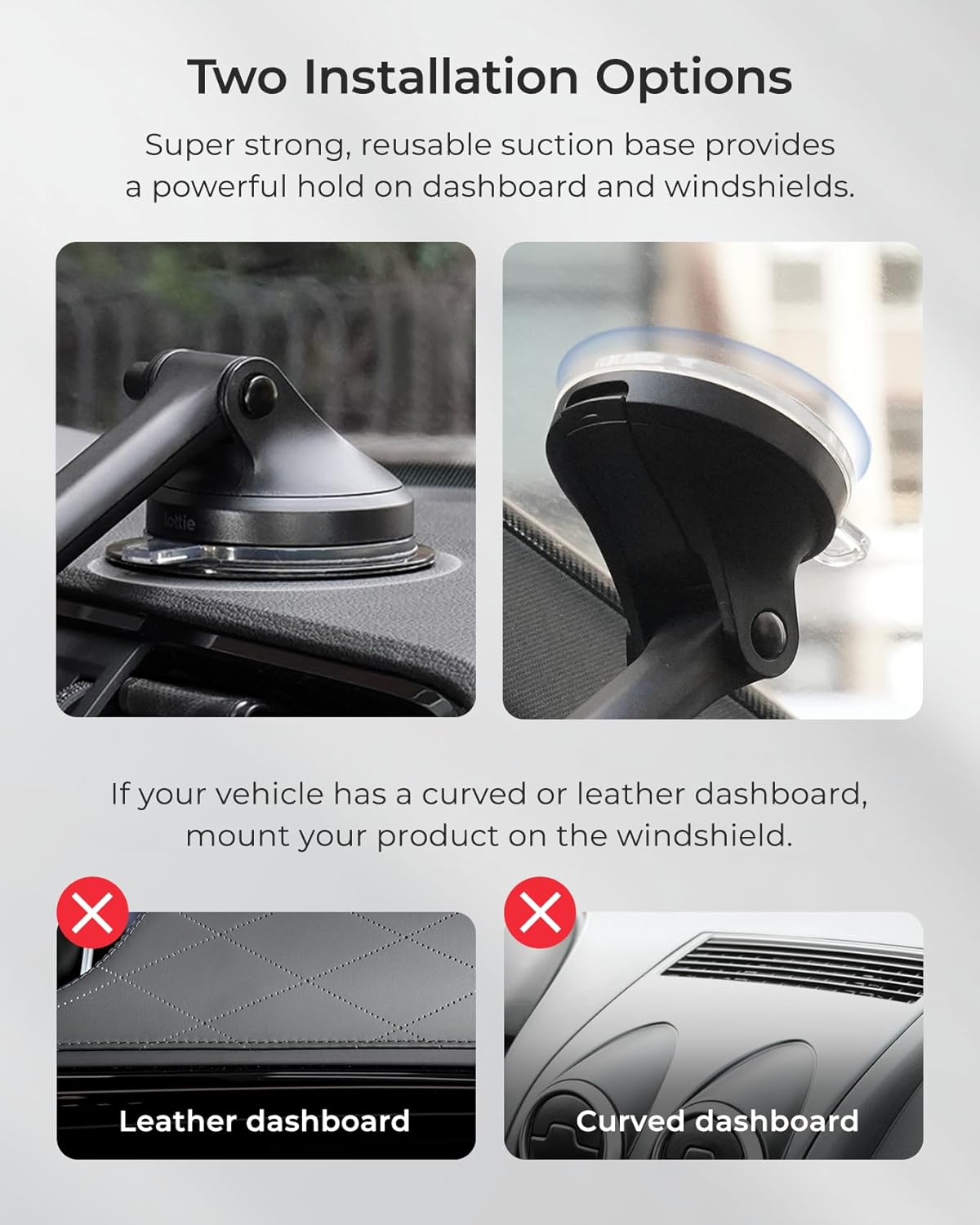 Thumbnail 4 de iOttie iTap 3 Magnetic Dash & Windshield Car Mount