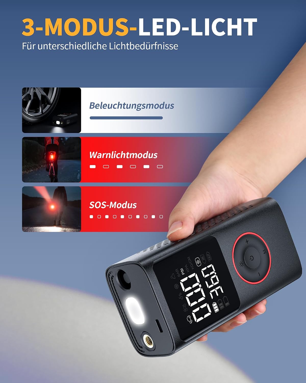 Thumbnail 6 de Powools Elektrische Luftpumpe 150 PSI