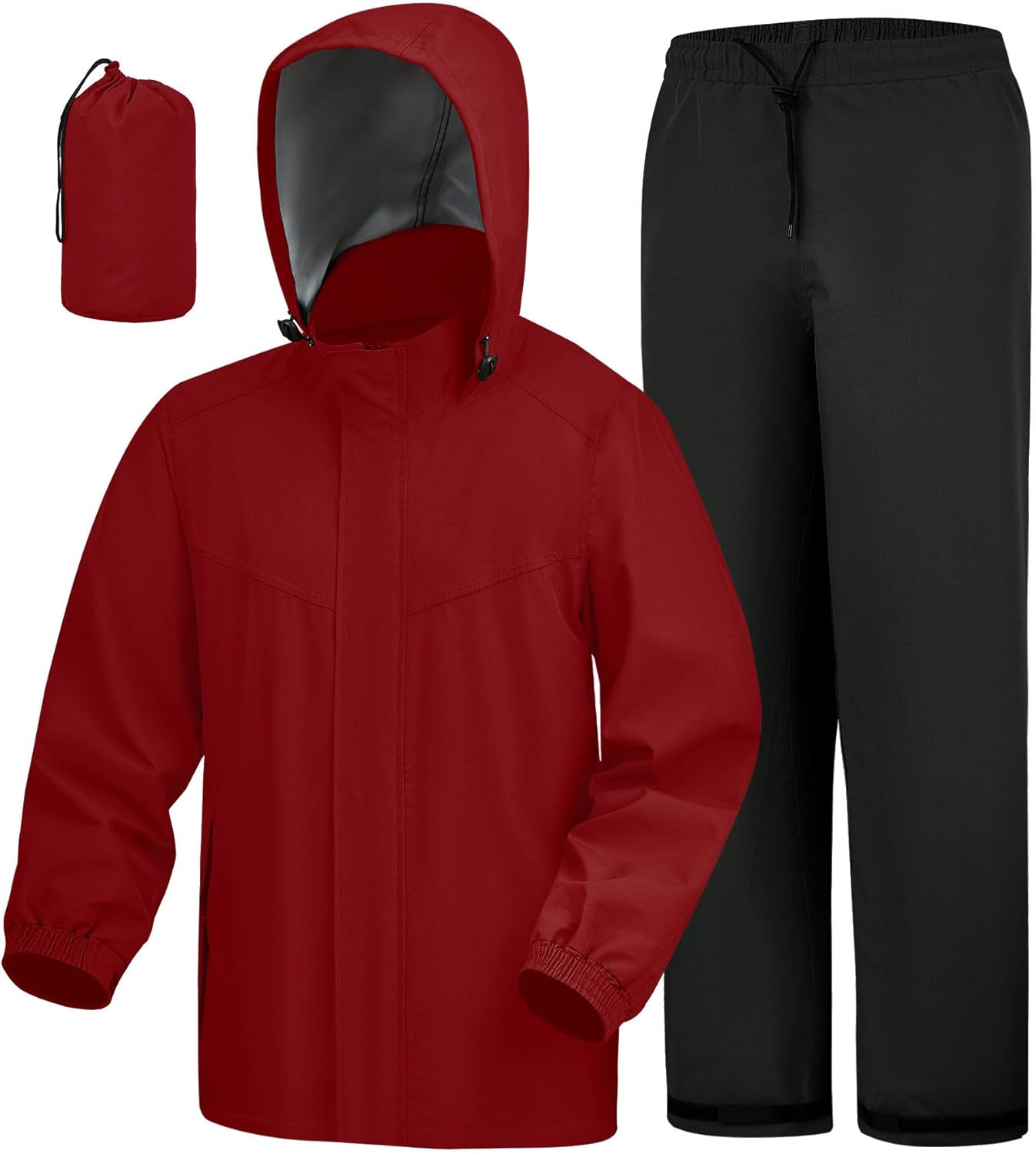 Thumbnail 6 de iCreek Rain Suit Waterproof Hooded Rain Gear Jacket Pants