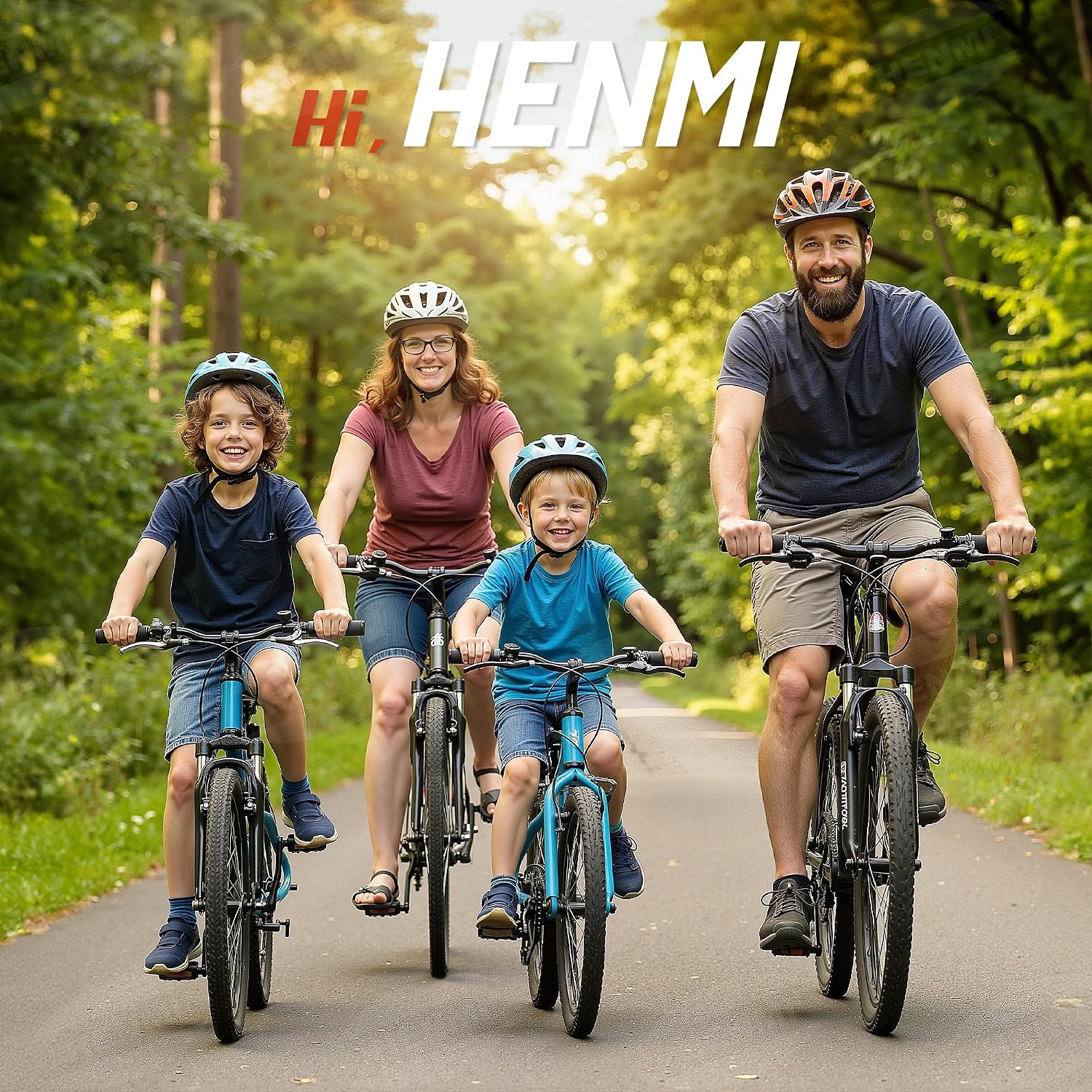 Thumbnail 6 de HENMI Abschleppseil Fahrrad 2,5 m 100 kg