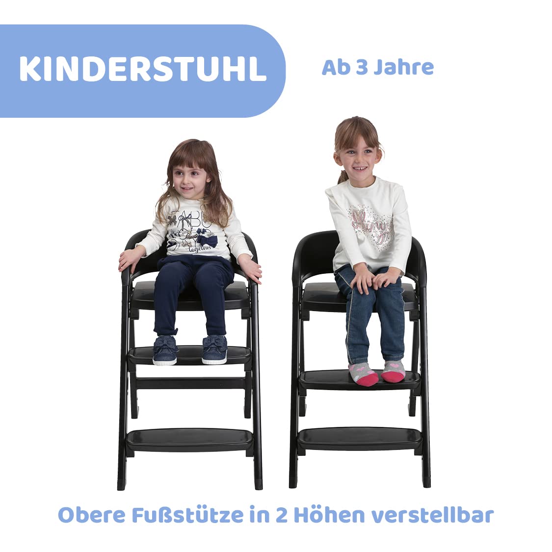 Thumbnail 3 de Chicco Crescendo Lite Entwicklungs-Hochstuhl – 3 Configurations, von 6 Monaten bis 110 kg