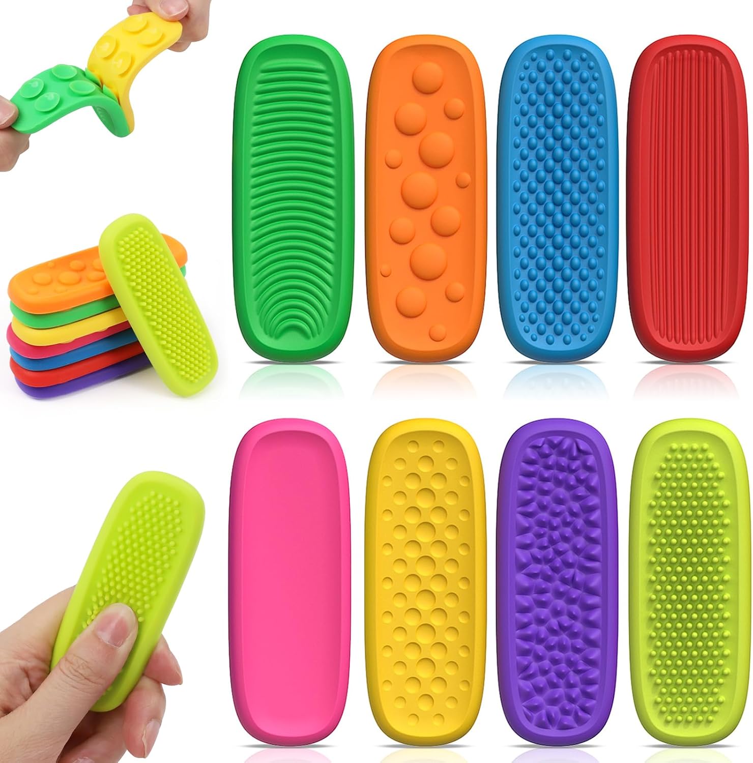 Detalle de Fidget Toys Finger 8 Stück Sensorische Steine