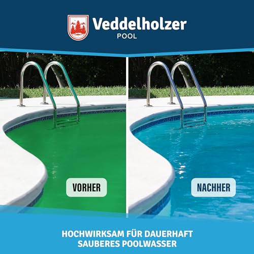 Detalle de Veddelholzer 5 kg Multitabs 5 in 1 Chlortabletten für Pools ab 25 m³ – 200 g Tabletten