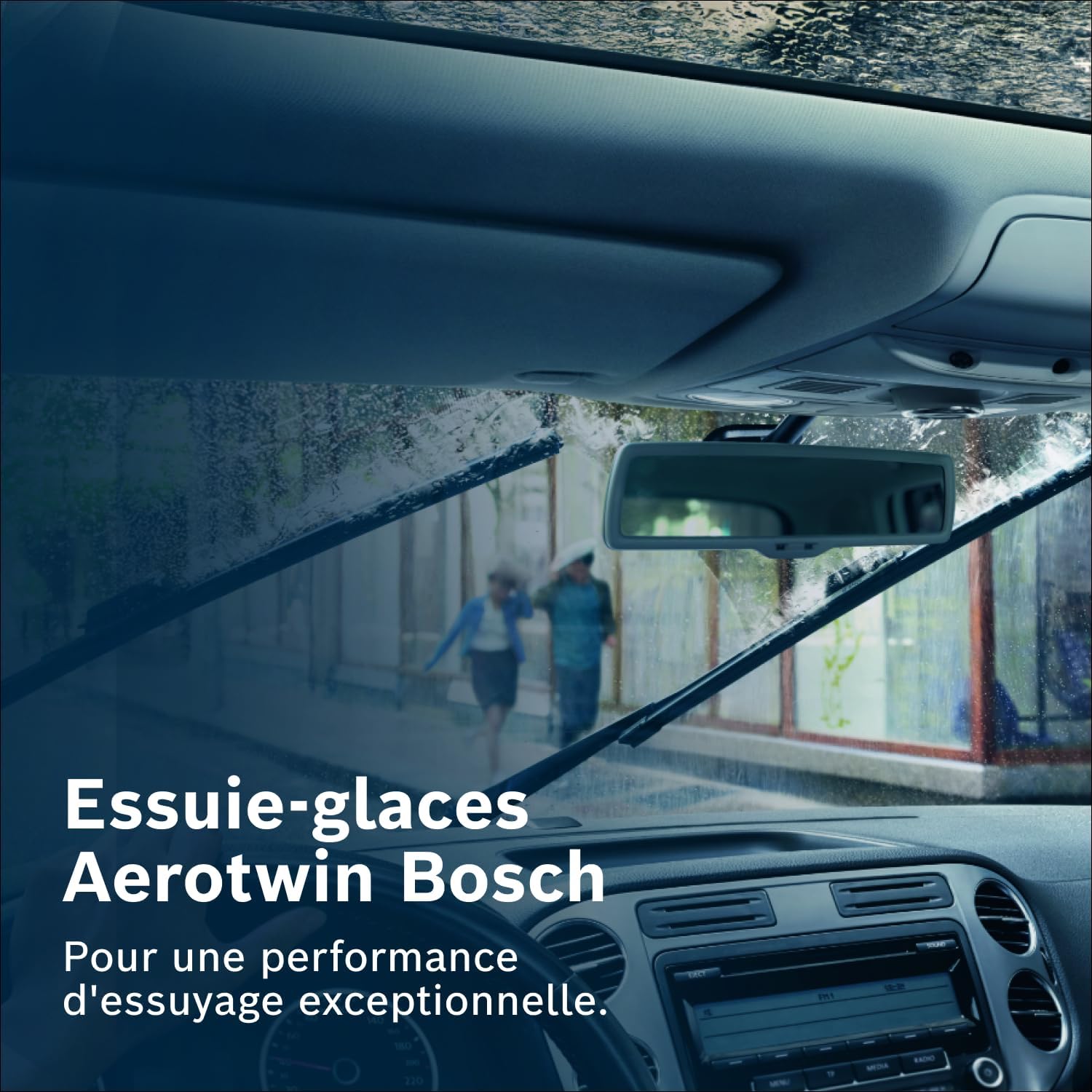 Thumbnail 4 de Bosch Aerotwin A299S – Jeu de 2 balais d’essuie-glace avant, adaptateur pré-assemblé (600 mm / 340 mm)