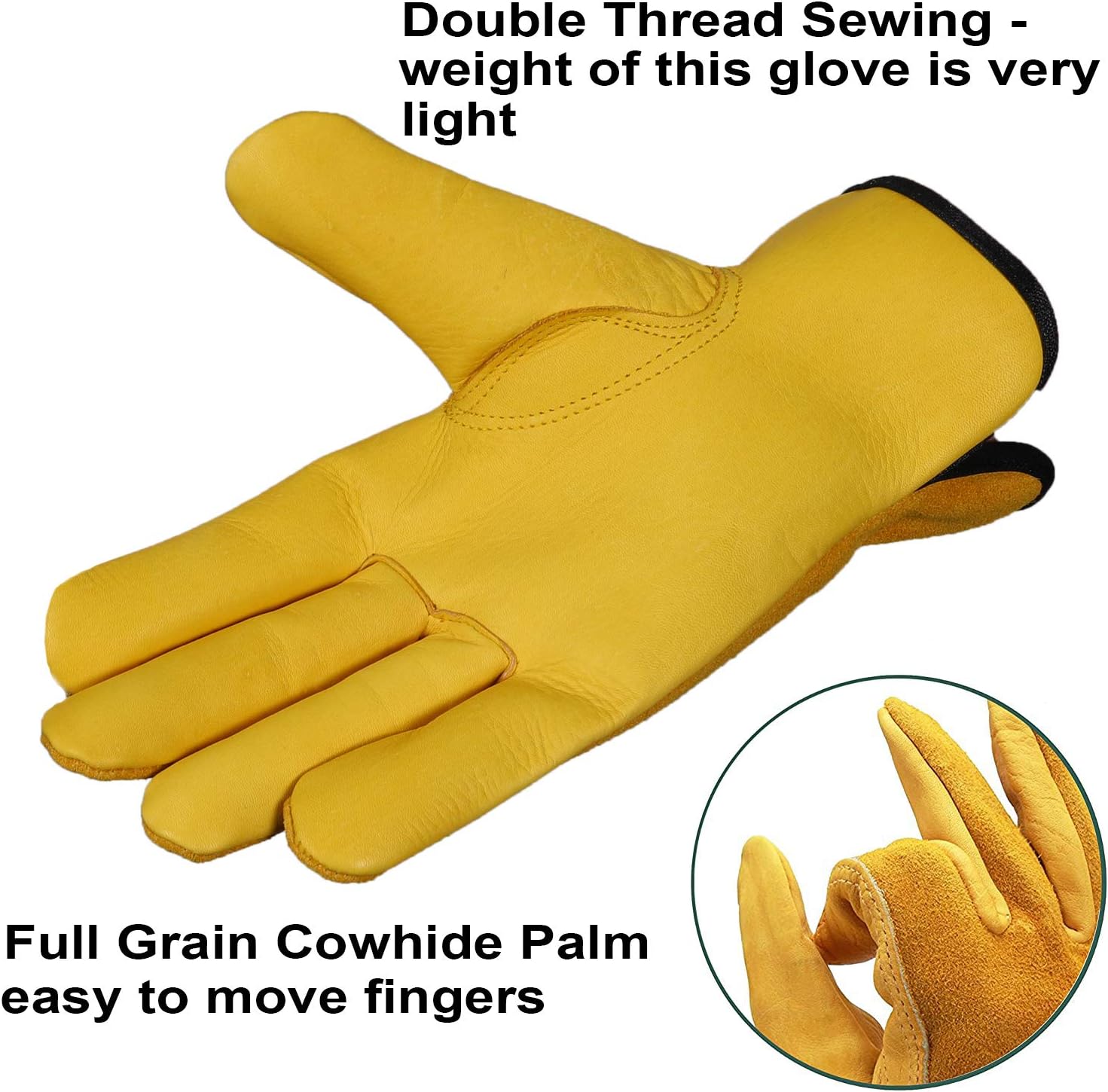 Thumbnail 3 de SAWANS Leather Working Gloves Thorn‑proof, Breathable