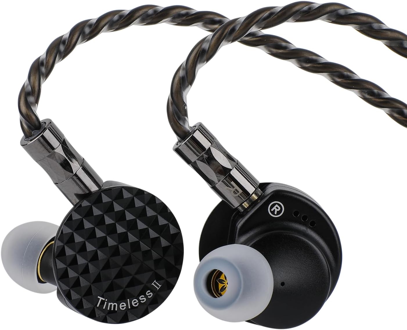 Detalle de Linsoul 7Hz Timeless II In-Ear Monitor cablati con driver magnetico planare da 14,5 mm