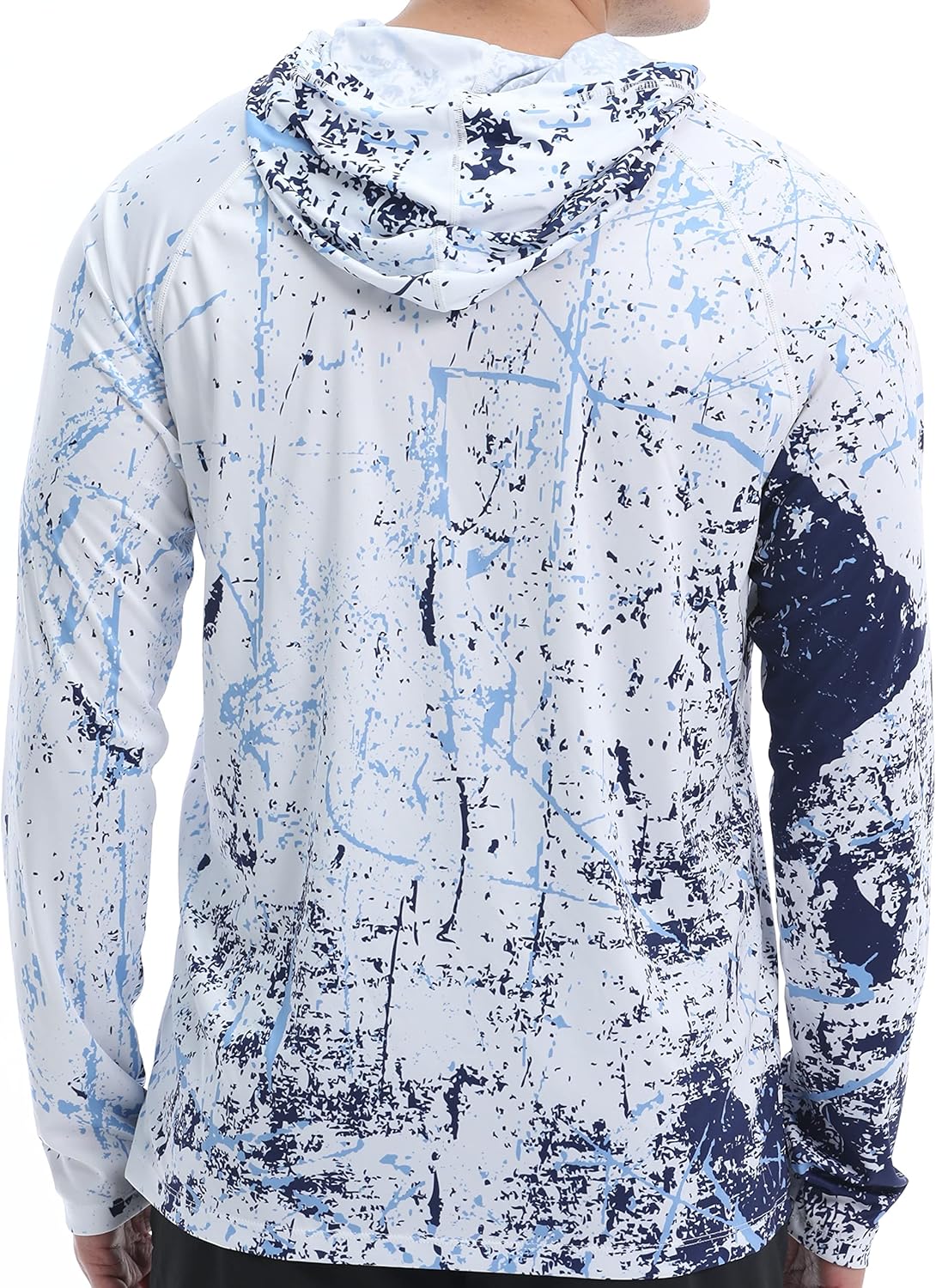 Thumbnail 1 de Men's UPF 50+ Sun Protection Hoodie Shirt – Long Sleeve Lightweight UV Shirt for Outdoor Activities