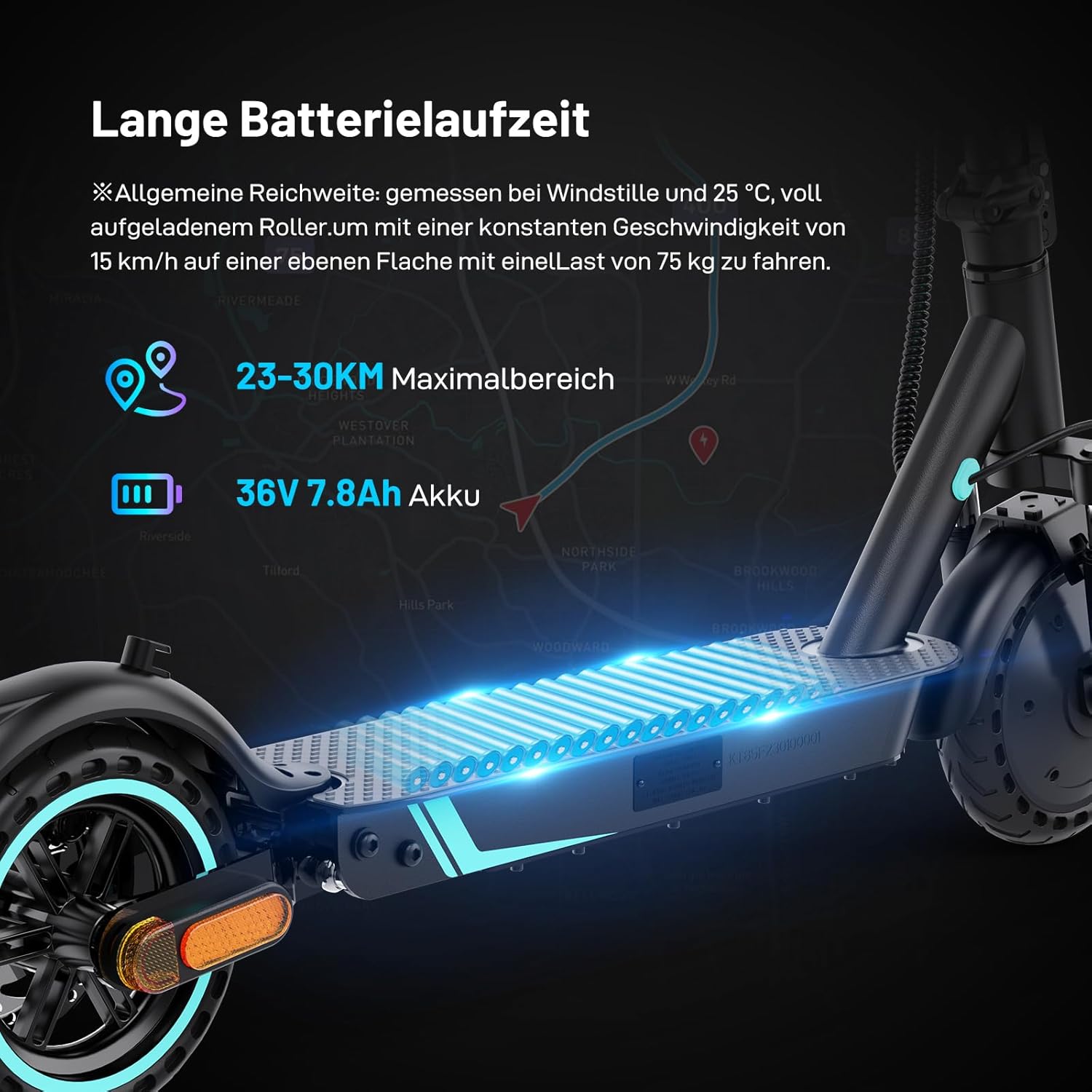 Thumbnail 1 de RCB E-Scooter mit Straßenzulassung (ABE) EV85F – 400W, 8,5–10 Zoll, klappbar