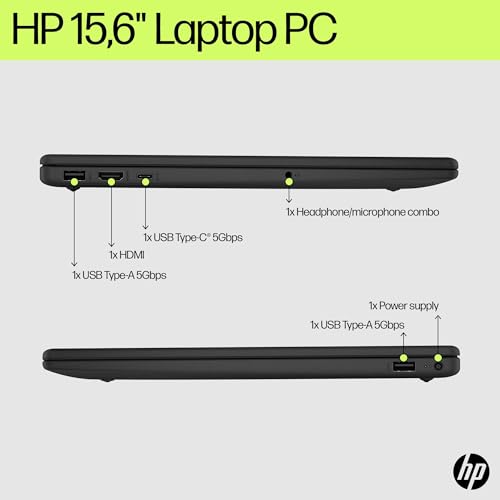 Thumbnail 10 de HP 15.6in Laptop (15-fd0058na) – Intel Core i3-N305, 8GB RAM, 256GB SSD, Windows 11 Home