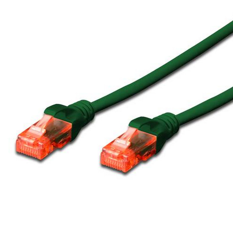 Detalle de Cable de Red UTP RJ45 Cat 6e 50cm Verde de Digitus