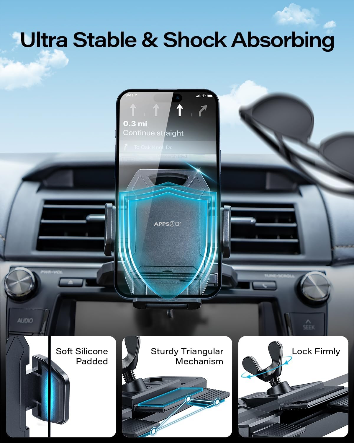 Thumbnail 2 de APPS2Car Handyhalterung für CD-Schlitz